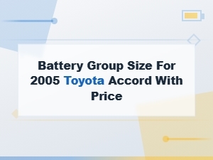 Honda Accord Battery Group Size and Replacement Cost Guide